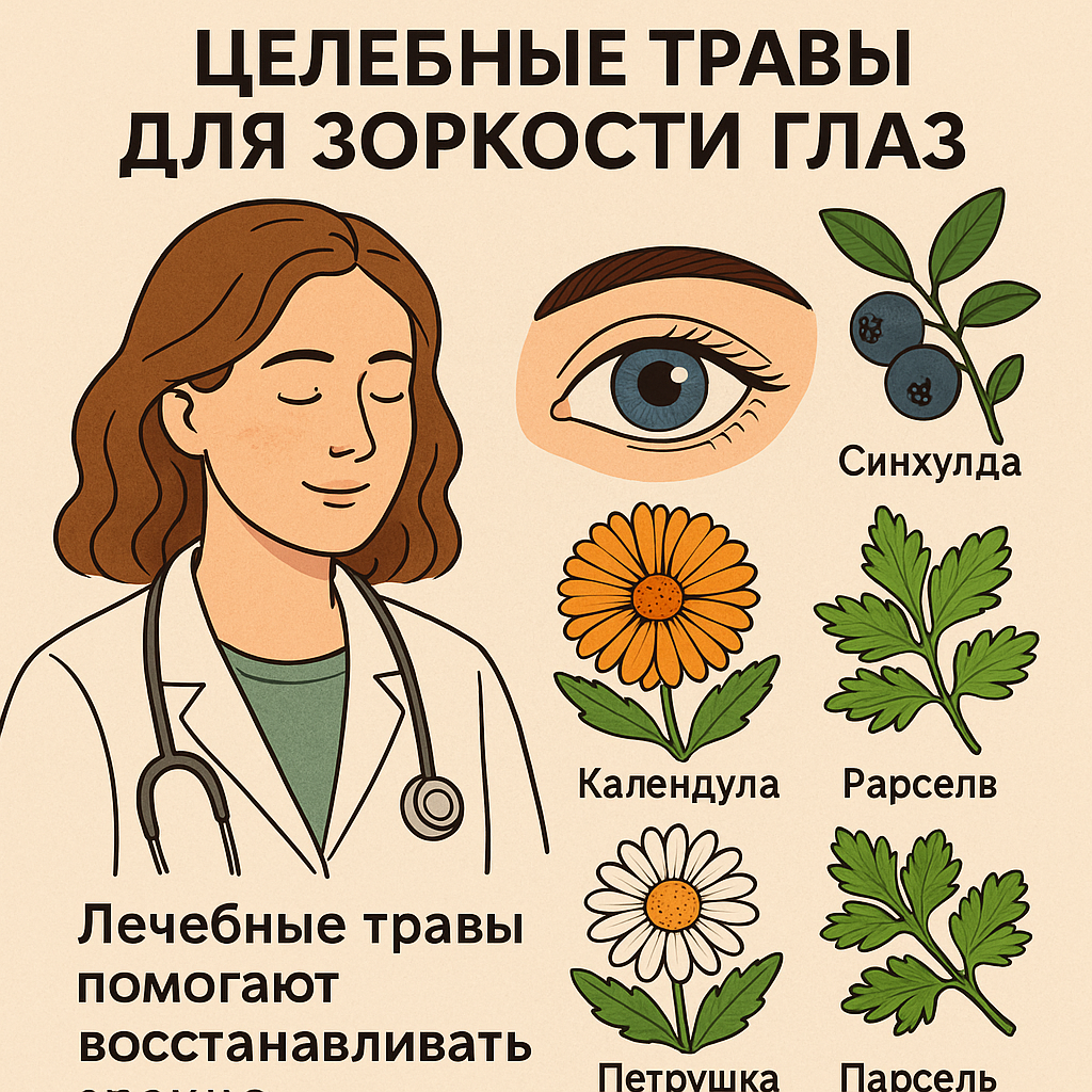 Какие травы могут улучшить зрение, рассказал врач