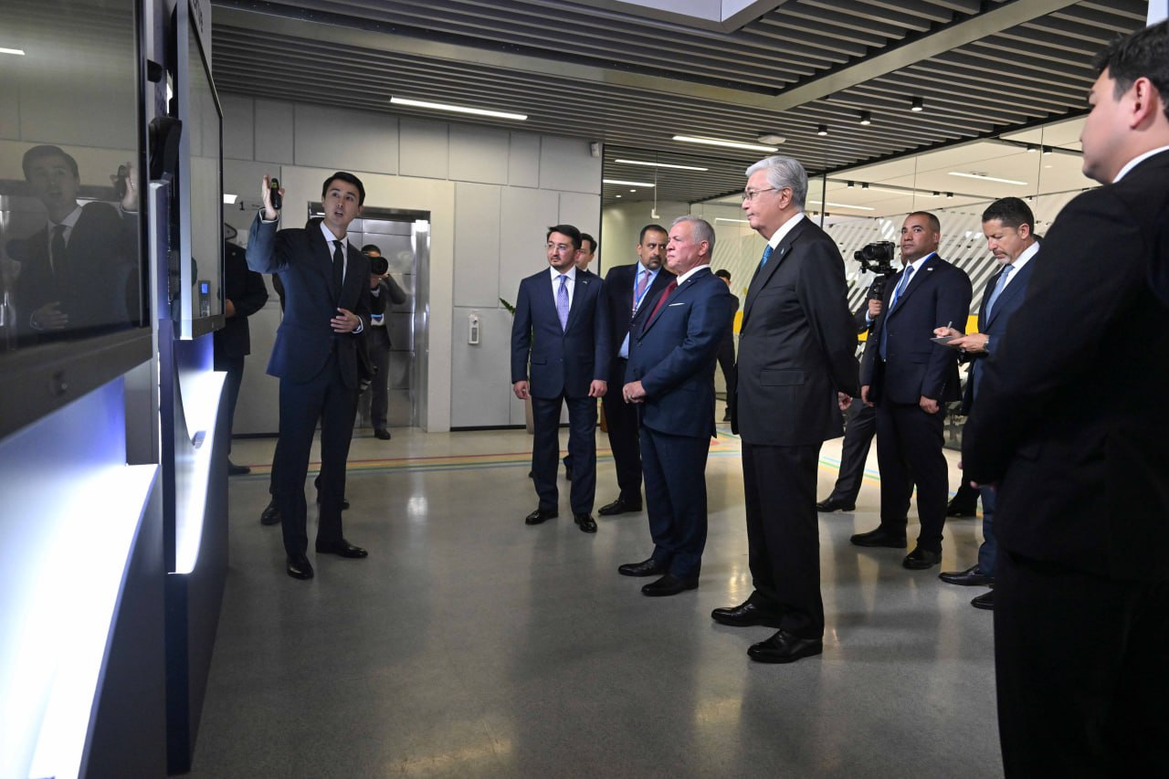 Президент Казахстана и Король Иордании посетили Astana Hub