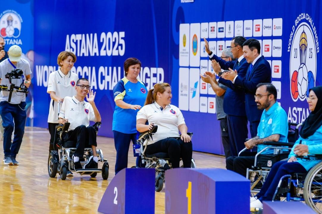 В столице прошёл спортивный турнир по бочча пара спортсменов