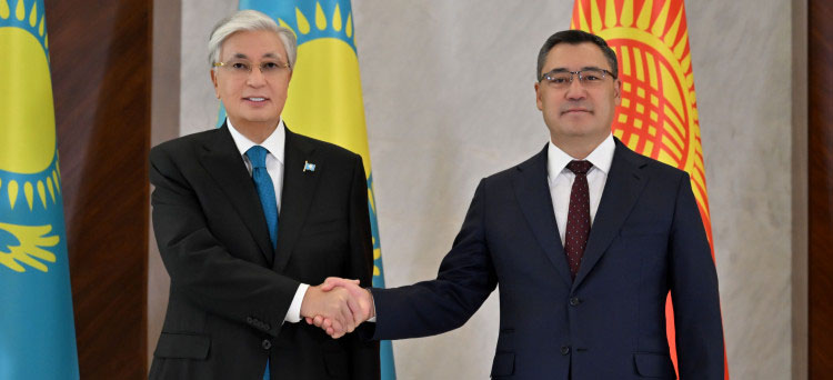 Касым-Жомарт Токаев направил телеграмму поздравления президенту Кыргызстана