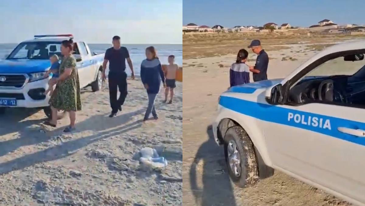 В Мангистауской области полицейские спасли девочку от утопления