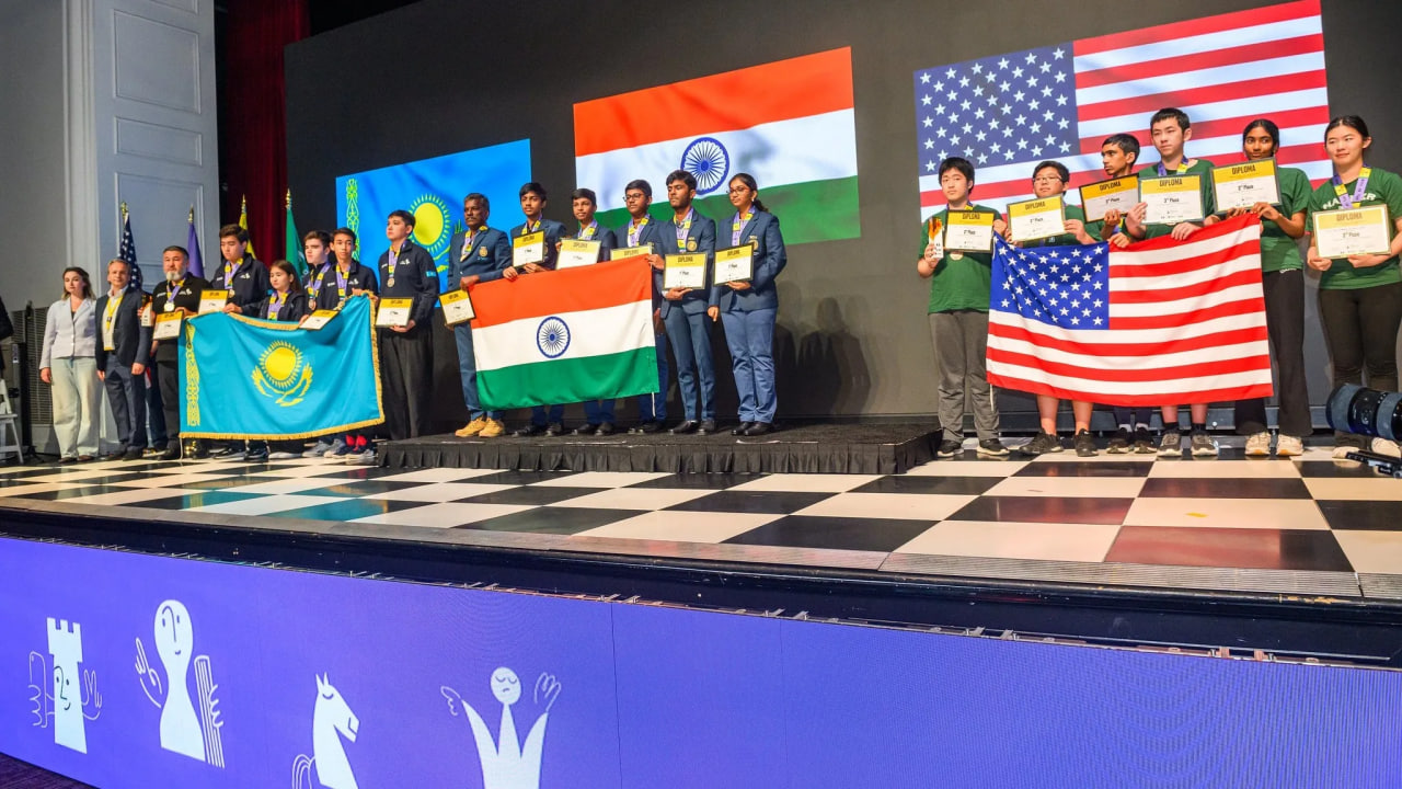 Казахстанские школьники завоевали "серебро" на чемпионате мира по шахматам в США