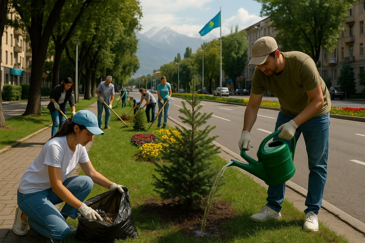 От дворовых субботников до цифровых решений: в рамках исполнения послания президента «Таза Қазақстан» охватила всю страну