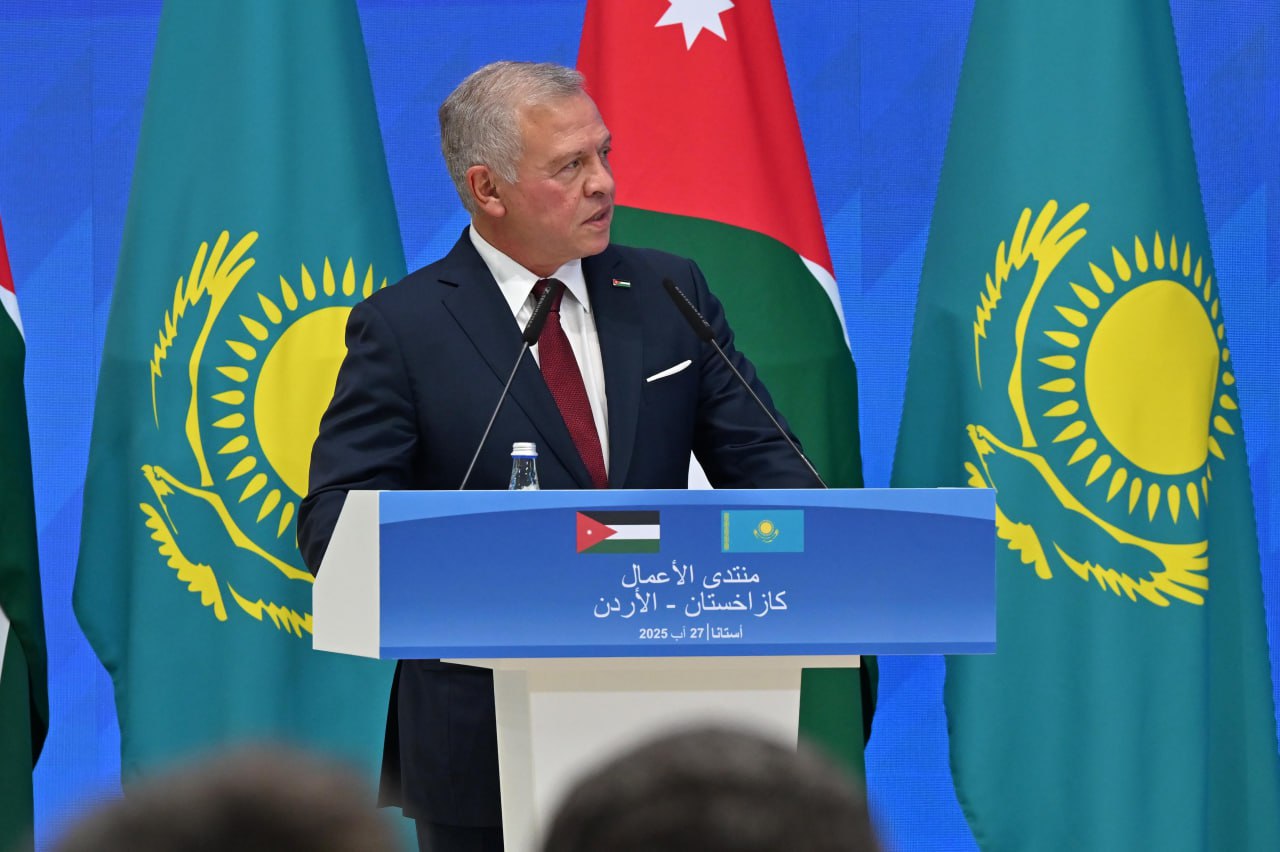 Король Иордании Абдалла ІІ высказал признательность участникам за активное участие в работе бизнес-форума