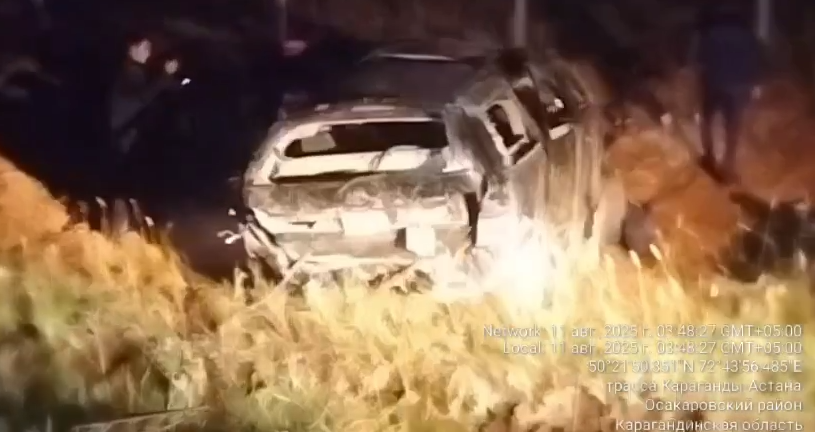 Три человека погибли в ДТП в Карагандинской области