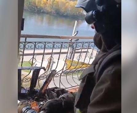 В Усть-Каменогорске при пожаре спасли мужчину