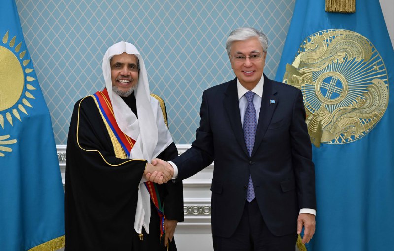 Касым-Жомарт Токаев принял генерального секретаря Всемирной исламской лиги