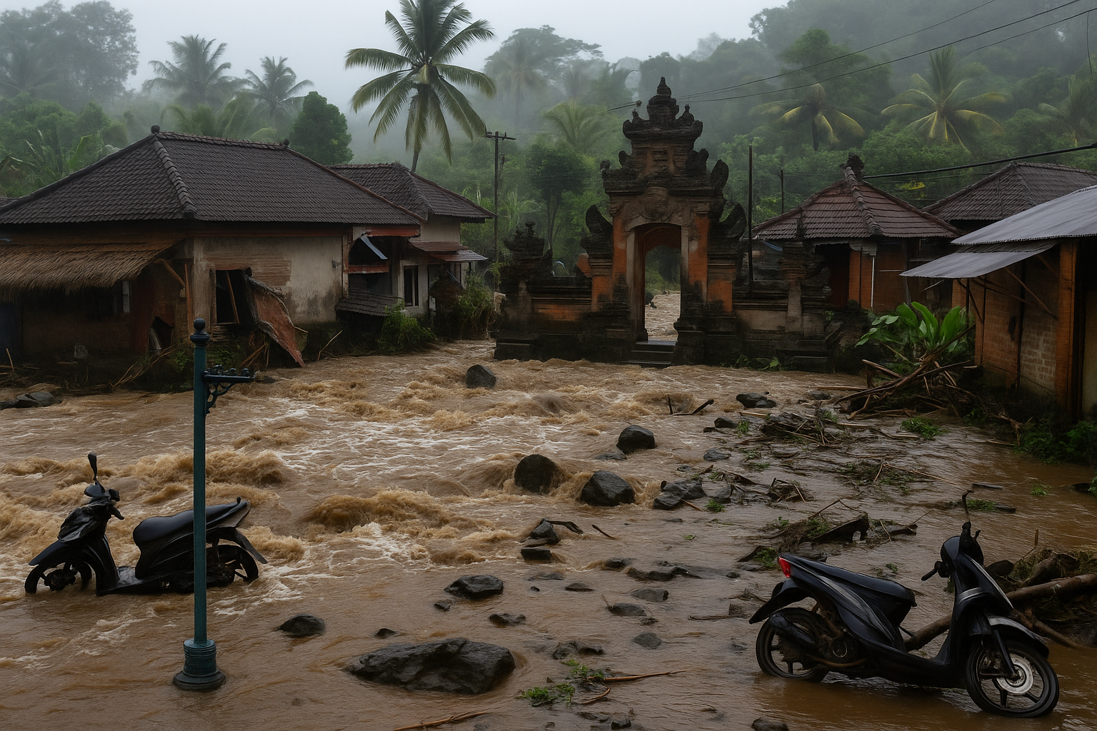 Наводнения на Бали унесли жизни шести человек