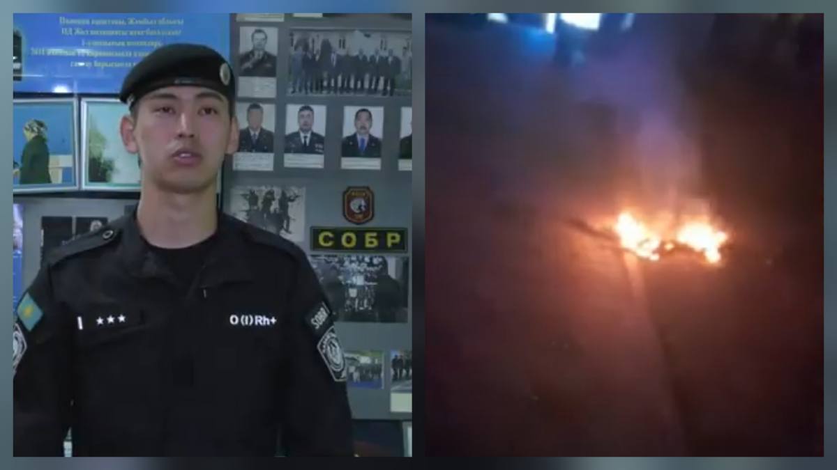 Мужчину в Алматы спас боец СОБР