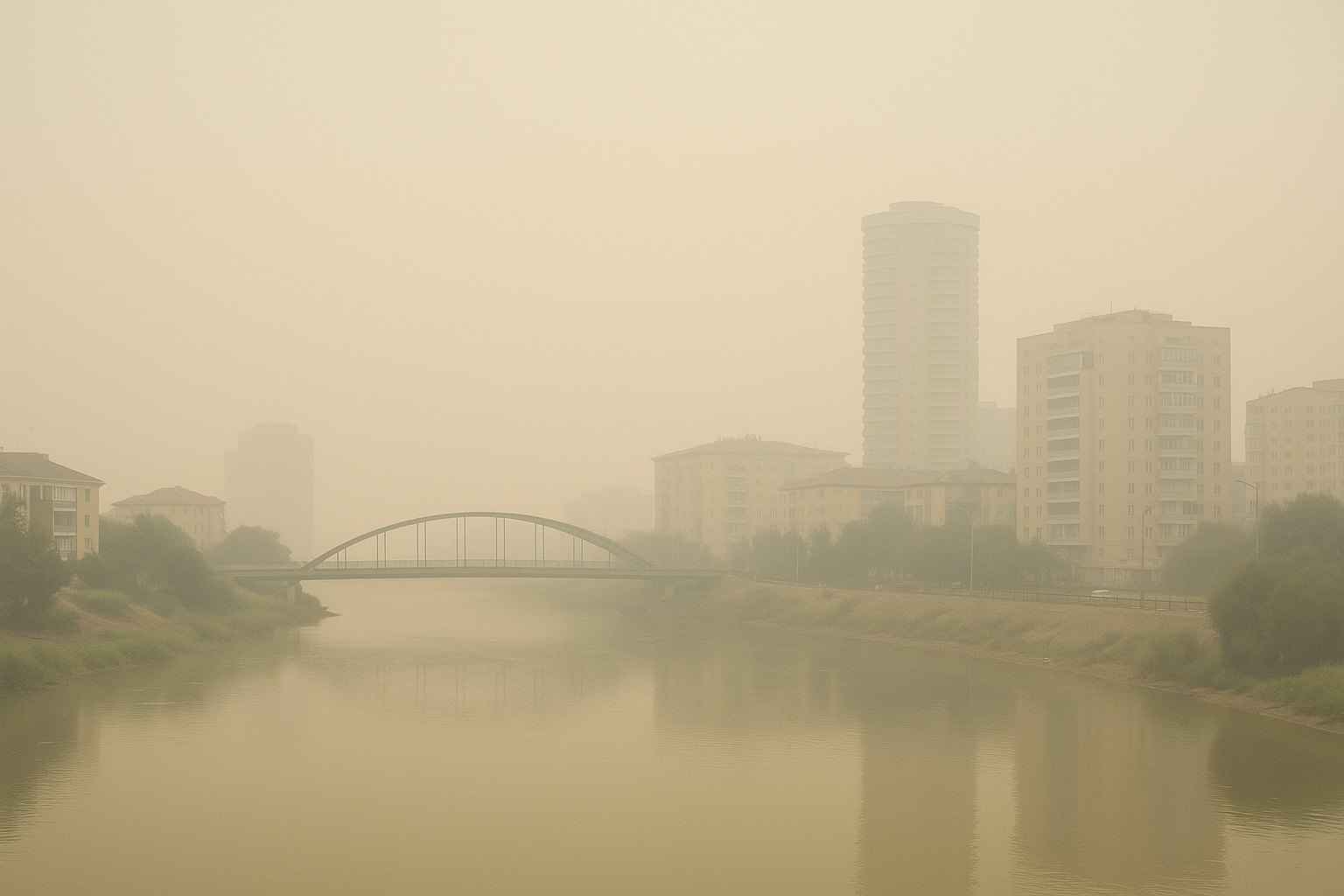 Жителей восьми городов предупредил об опасности "Казгидромет"