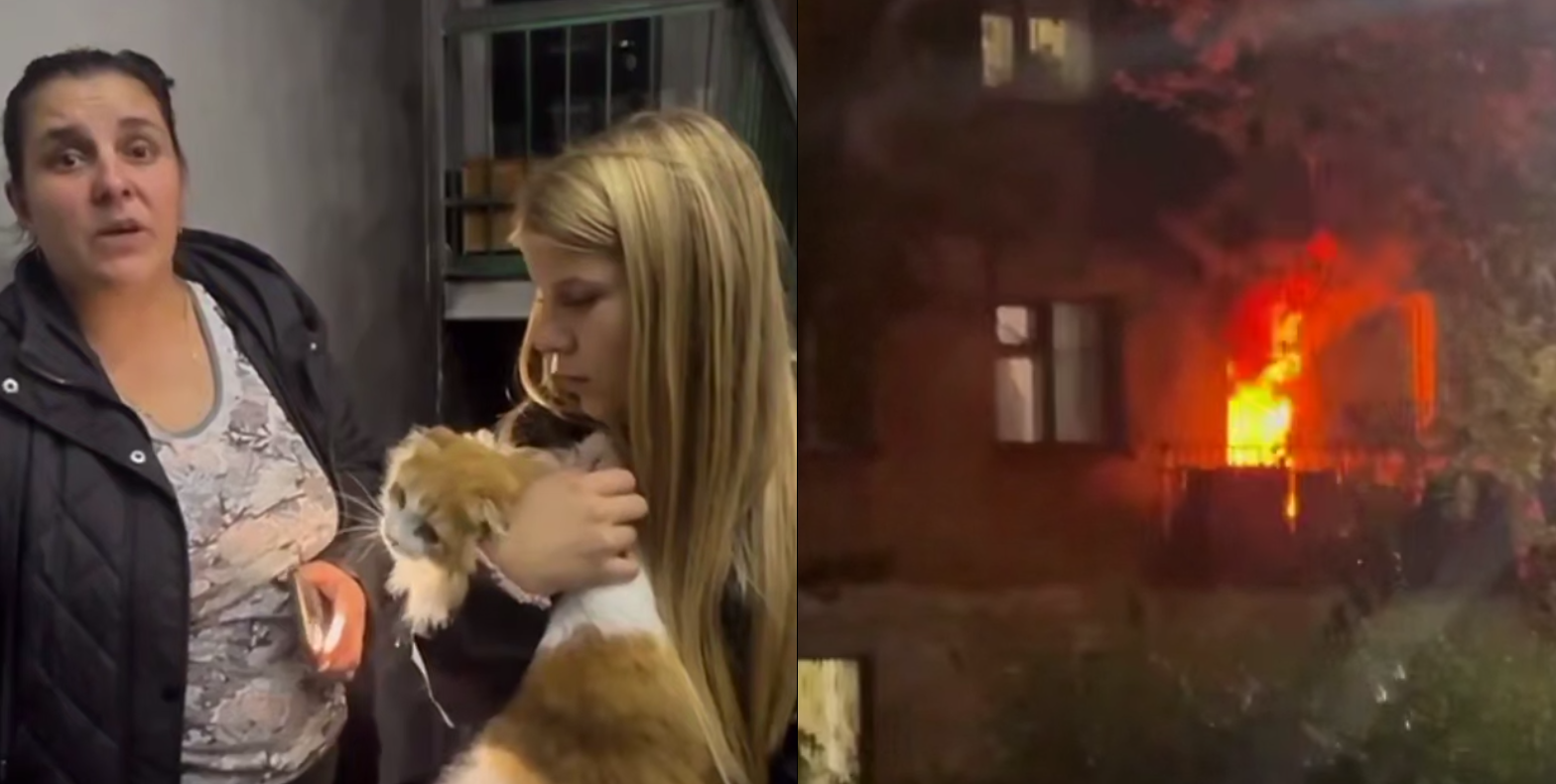 Двух детей и кота спасли от огня в Карагандинской области