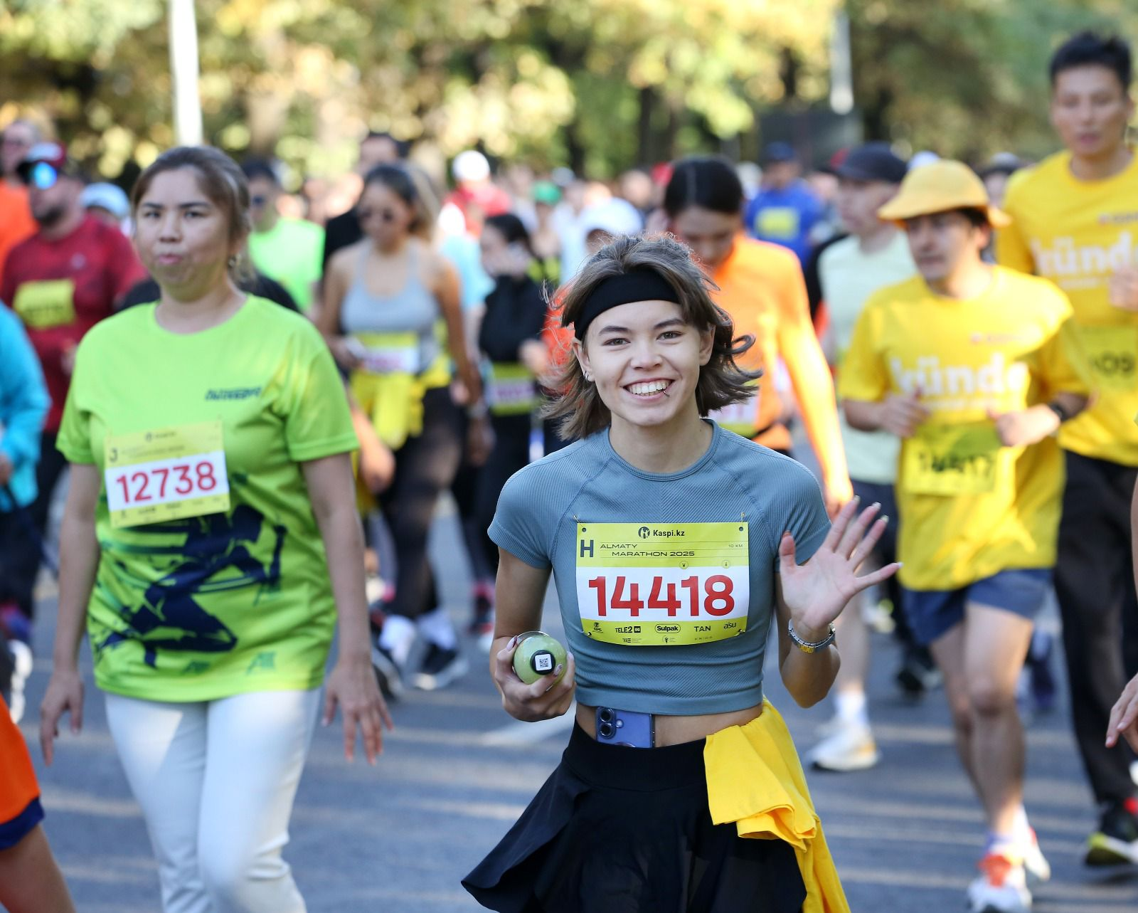 Алматинцы в очередной раз пробежали марафон