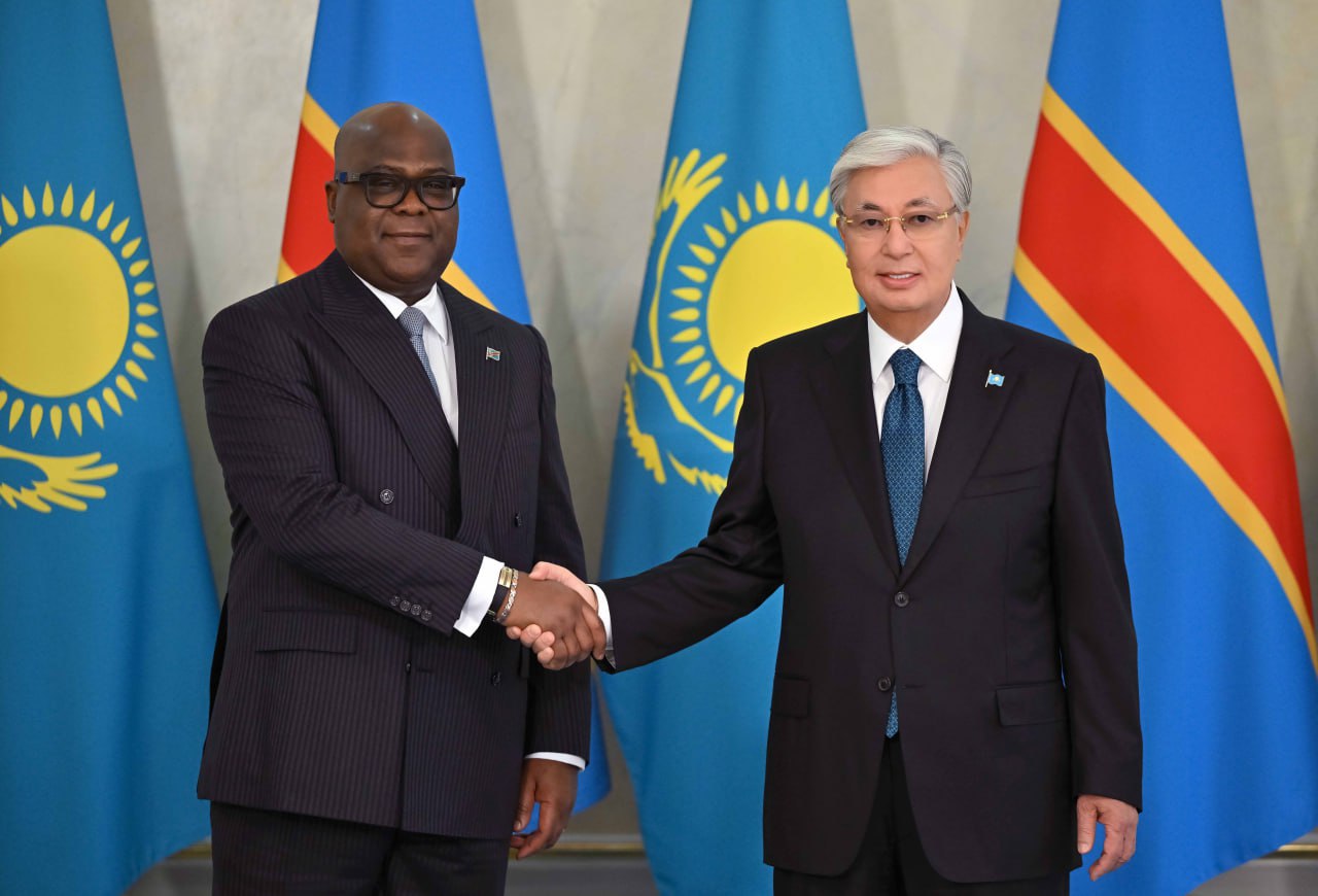 Токаев и президент Демократической Республики Конго Феликс Чисекеди провели переговоры в узком составе