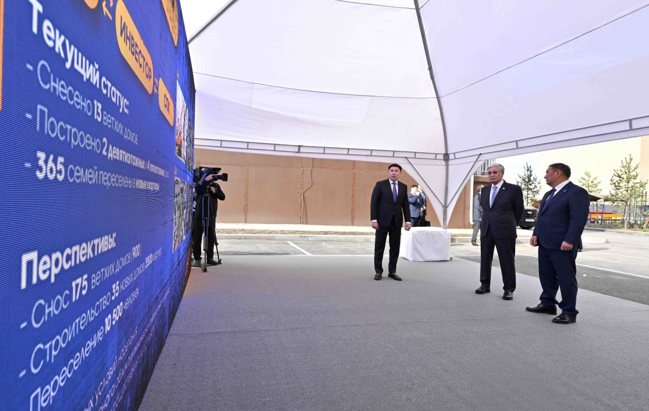 Главе государства представили новый Генеральный план развития Кокшетау до 2050 года