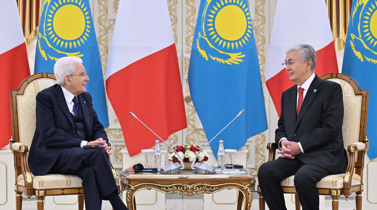 Касым-Жомарт Токаев и Серджо Маттарелла провели переговоры