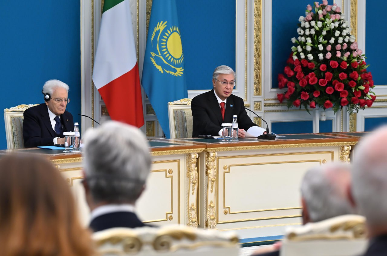 Касым-Жомарт Токаев и Серджо Маттарелла выступили с совместным заявлением