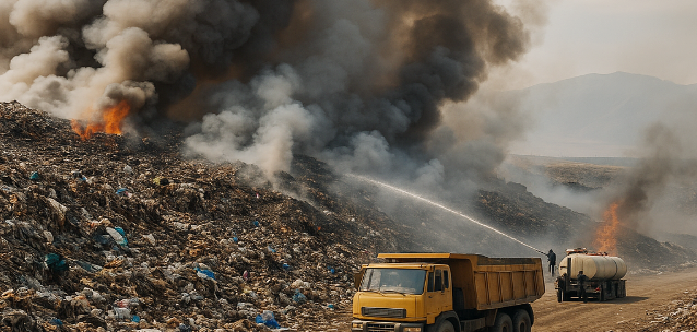 Казахстан задыхается от гари: почему полигоны горят всё чаще?