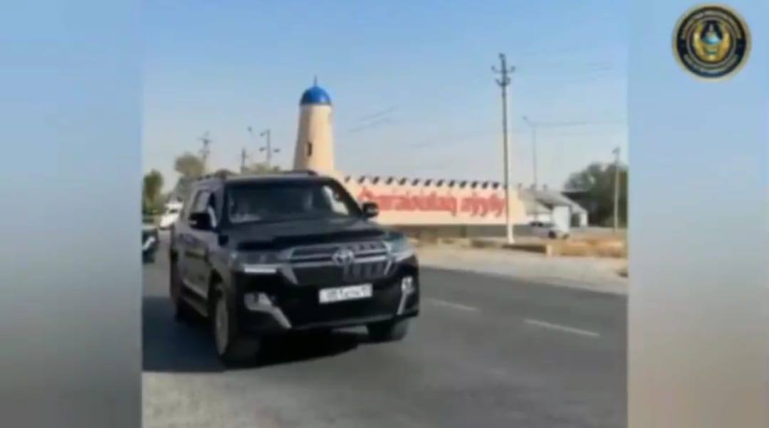 Водители “элитного кортежа” привлечены к ответственности за нарушение ПДД в Туркестанской области