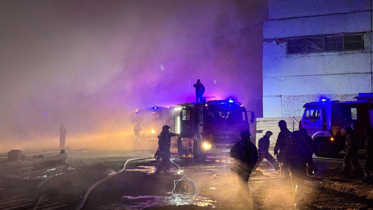 В Акмолинской области огнеборцы ликвидировали пожар