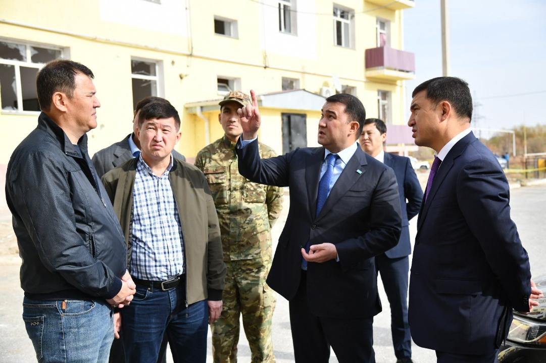 В Туркестанской области в доме произошел взрыв газа, пострадавших обеспечат временным жильём