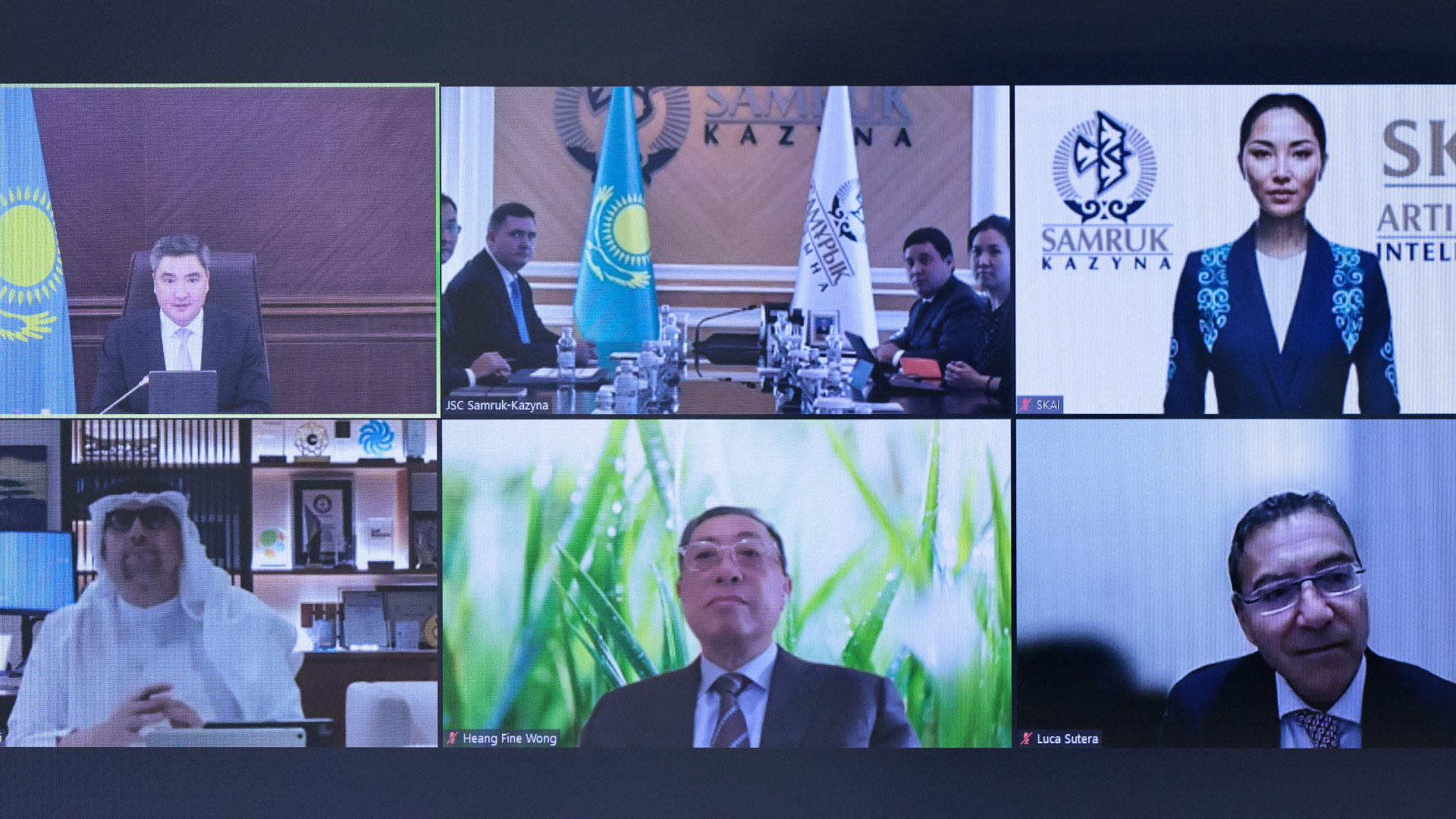 Олжас Бектенов провел заседание СД Фонда «Самрук-Қазына» с участием независимого цифрового члена Совета директоров SKAI