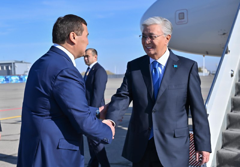 Касым-Жомарт Токаев прибыл в Кызылординскую область