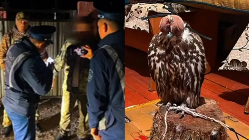 Полиция спасла диких птиц от браконьеров в области Жетысу