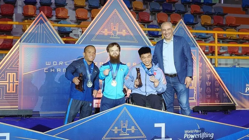 Казахстанский параспортсмен Давид Дегтярёв стал трехкратным чемпионом мира