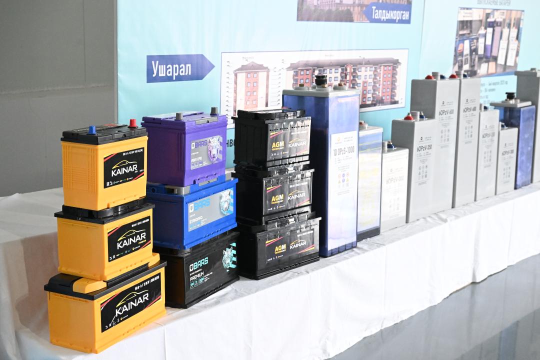 В Жетысуской области начали производить новый тип аккумуляторных батарей