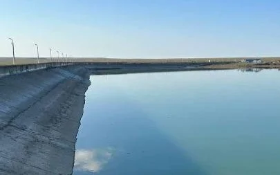В Туркестанской области завершается реконструкция водохранилища