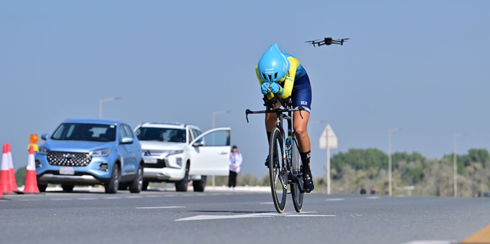 Казахстанская велосипедистка завоевала золотую медаль на юношеских Азиатских играх