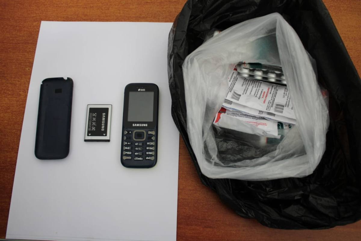 В СИЗО Мангистауской области пресечены попытки проноса запрещенных предметов