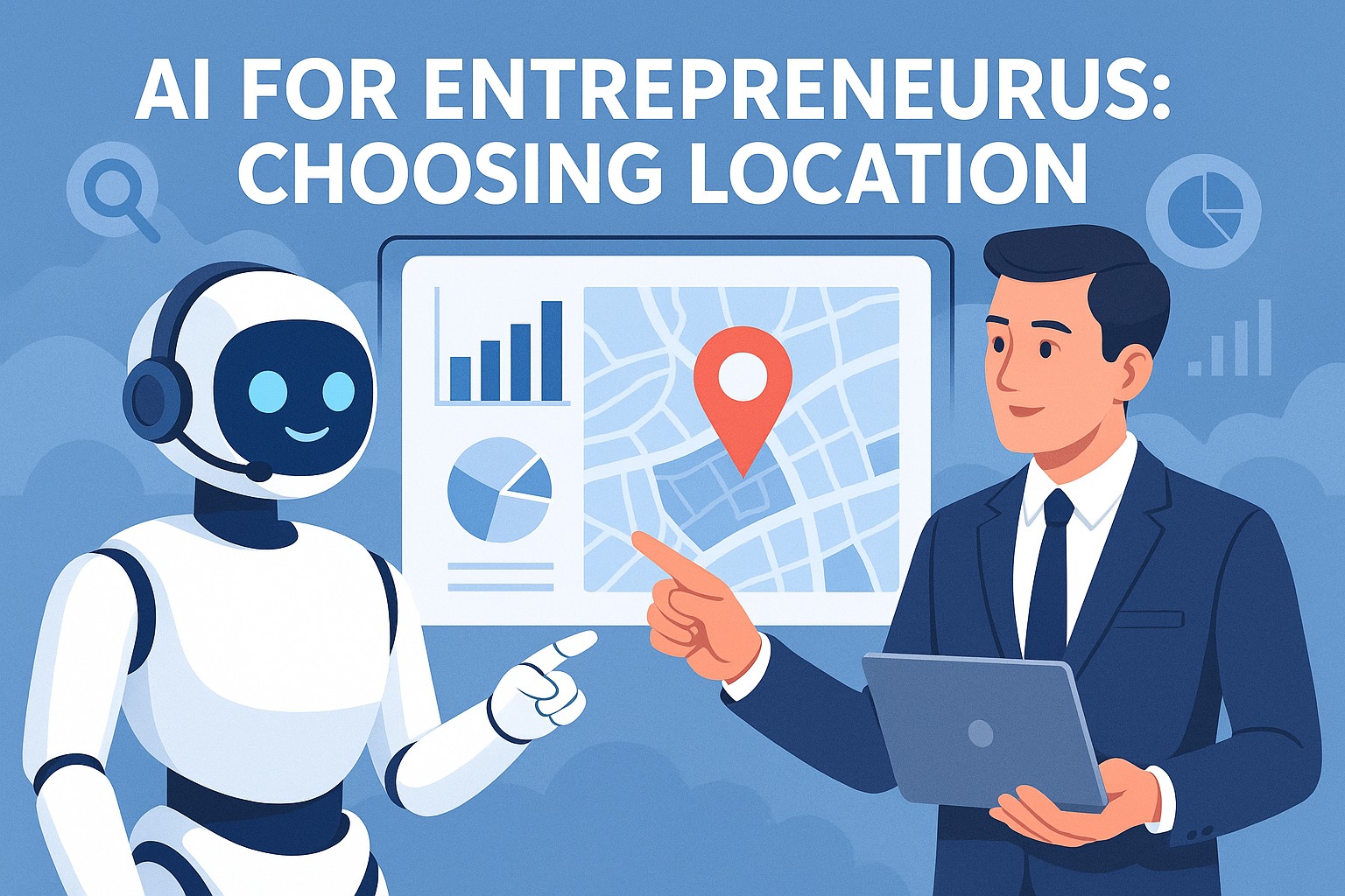 Статья на тему: «ИИ для предпринимателей: как цифровой бизнес-помощник выбирает лучшие локации для старта»