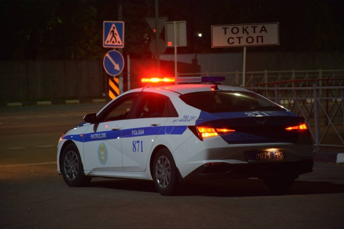 В Талдыкоргане полицейские задержали 16-летнего водителя, пытавшегося уйти от погони