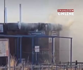 В Мангистауской области горела столовая «Намазхана»