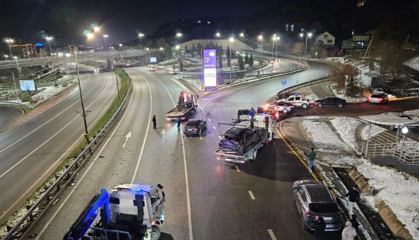 В Алматы произошло массовое ДТП