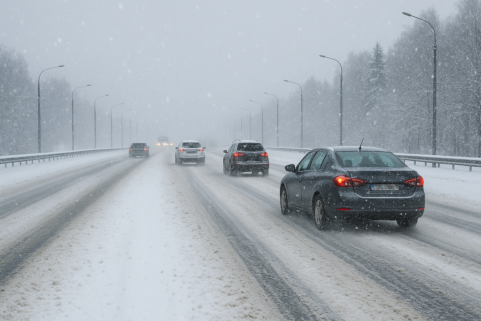 Движение по республиканским дорогам осложнит мокрый снег