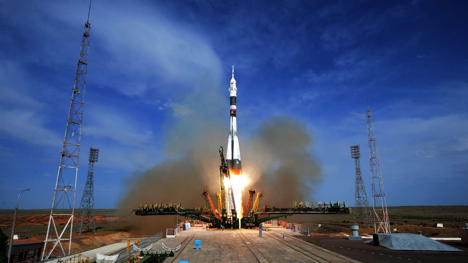 После успешного старта «Союза» на Байконуре нашли повреждения стартовой площадки