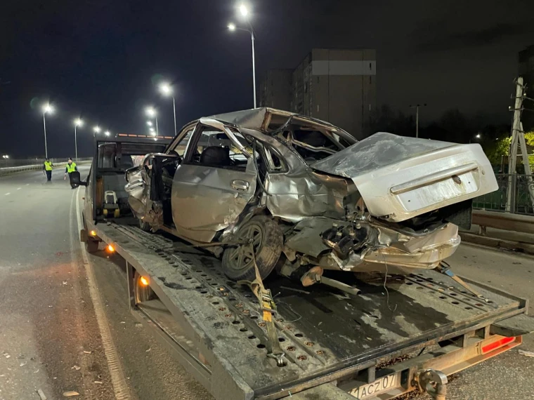 В Уральске два человека пострадали в ДТП на мосту