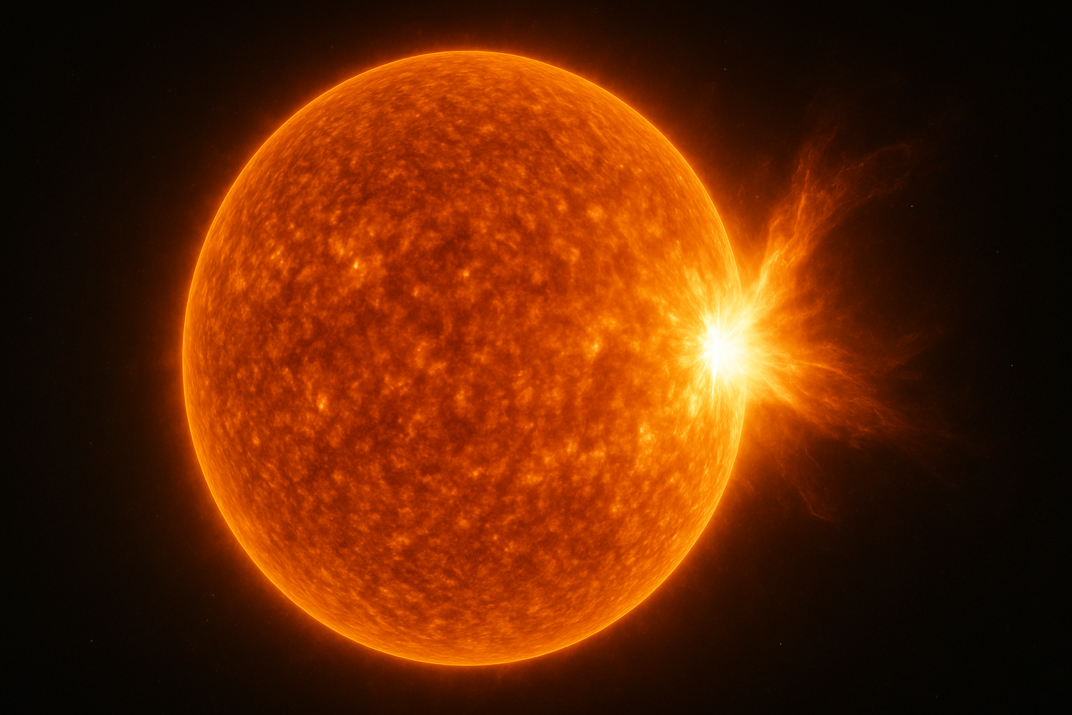 Когда казахстанцы ощутят последствия всплеска солнечной активности