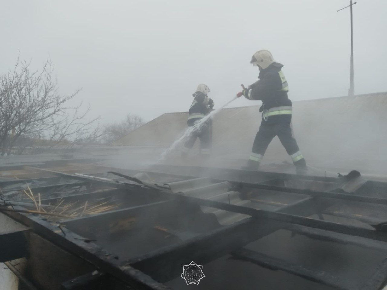 Пожар в частном доме потушили в Атырауской области