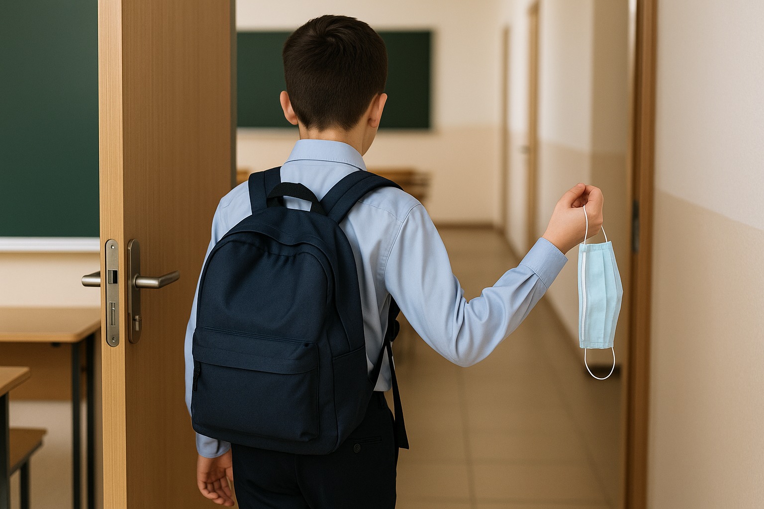 В школах Астаны вводят масочный режим и переходят на удалённое обучение