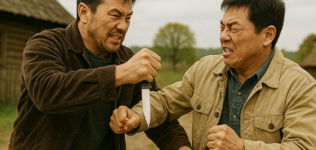 Мужчина, успокаивая приятеля, нанес ему семь ножевых ранений