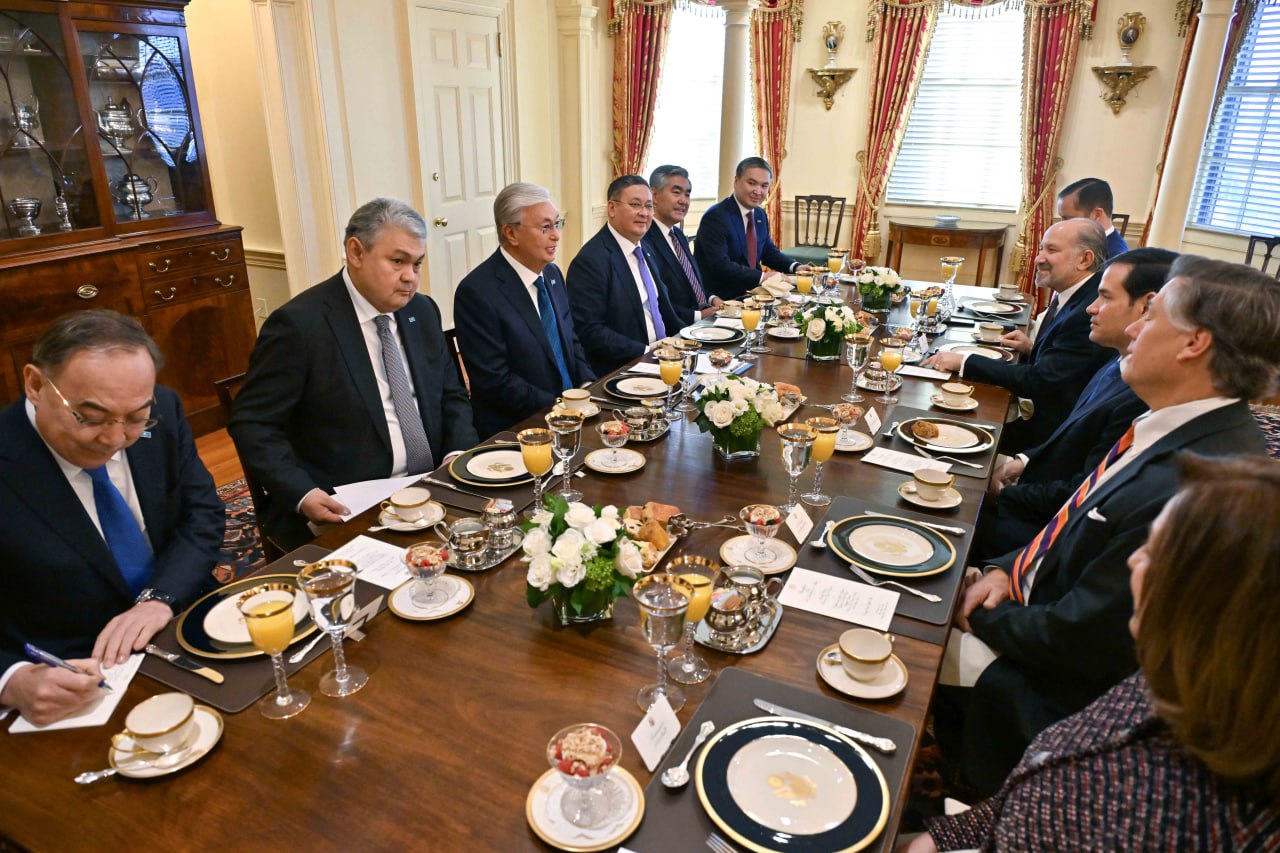 Токаев встретился с Госсекретарем США Марком Рубио и другими представителями администрации Трампа