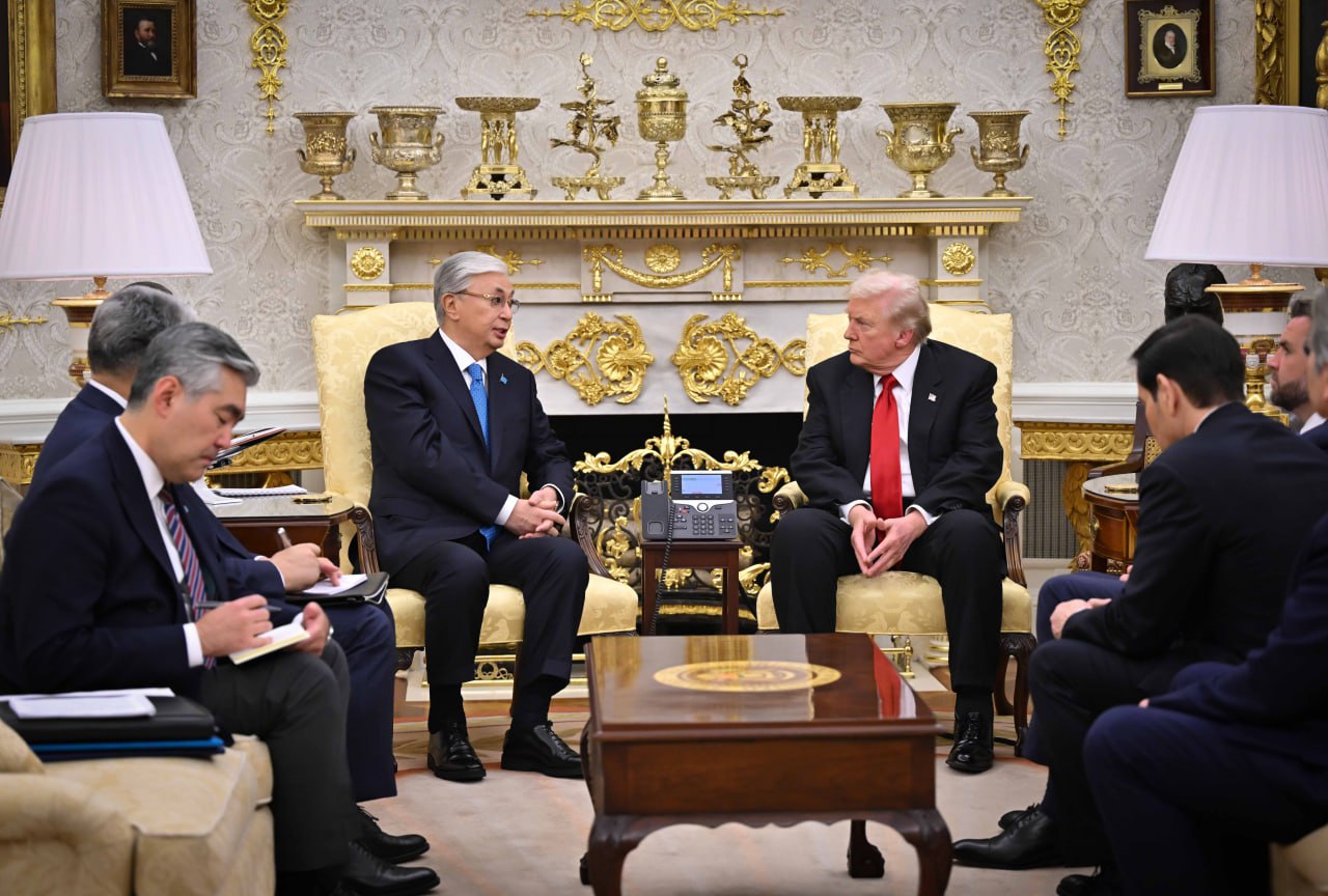 В ходе встречи состоялся совместный телефонный разговор президентов Казахстана, США и премьер-министра Израиля