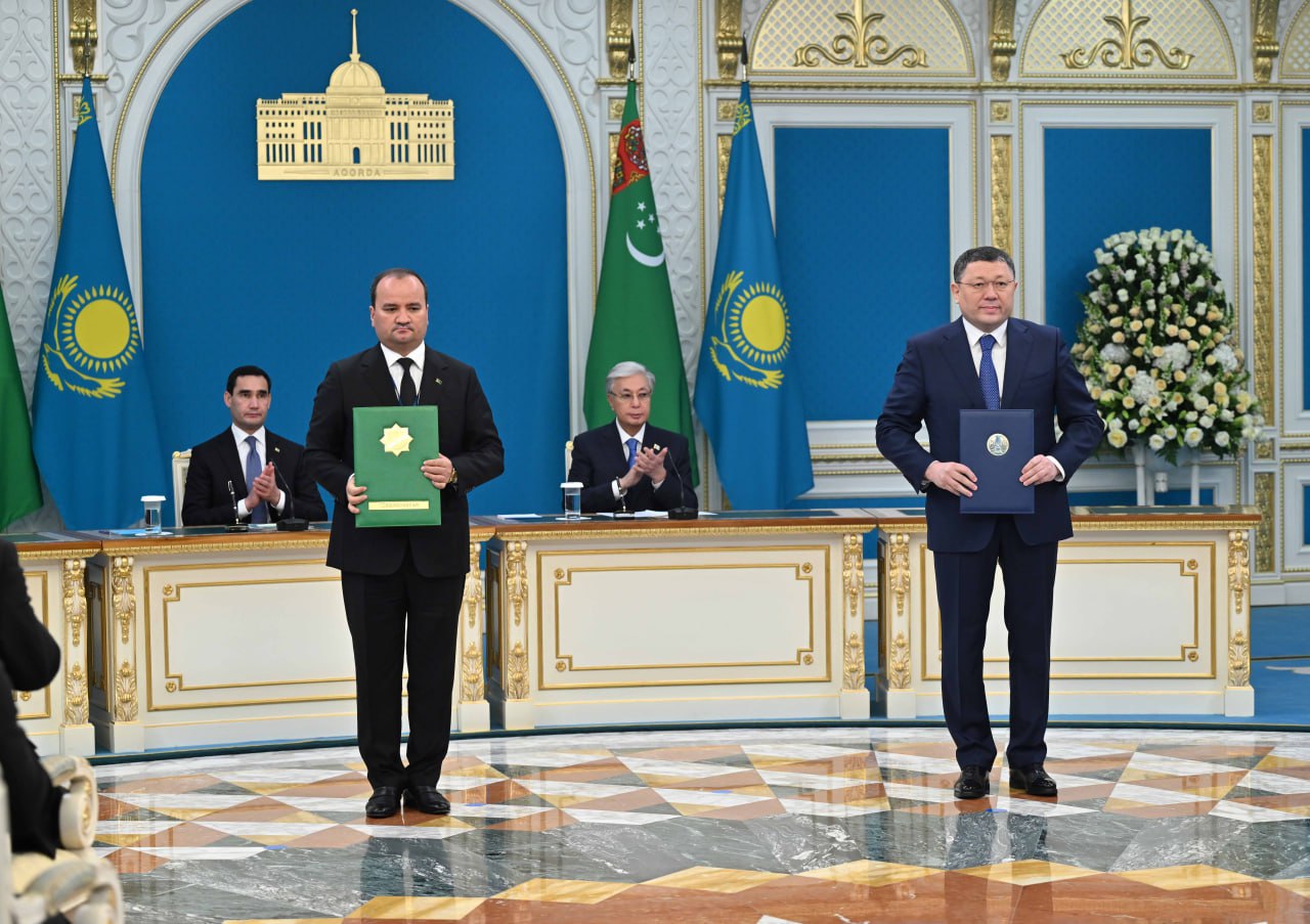 Какие документы подписали президенты Казахстана и Туркменистана по итогам переговоров