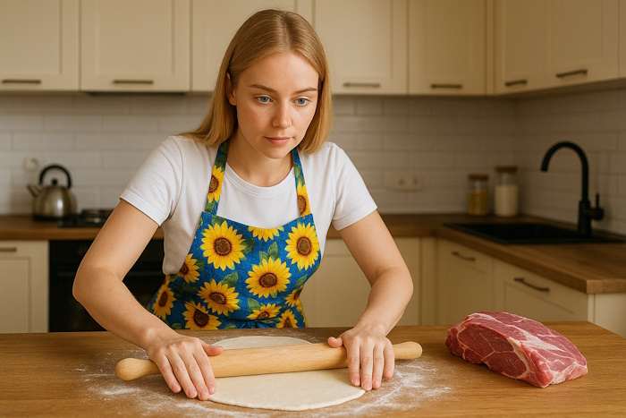 Казахстанцы поделились с иностранкой секретами идеального бешбармака