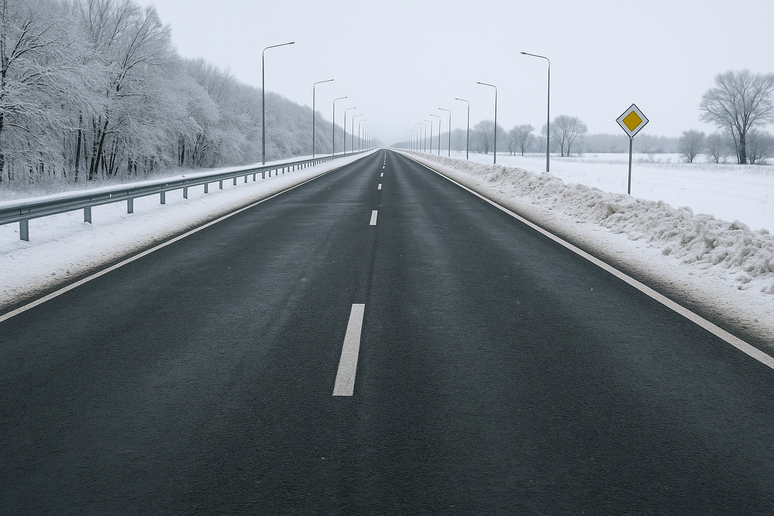 В трех областях РК открыли трассу для движения