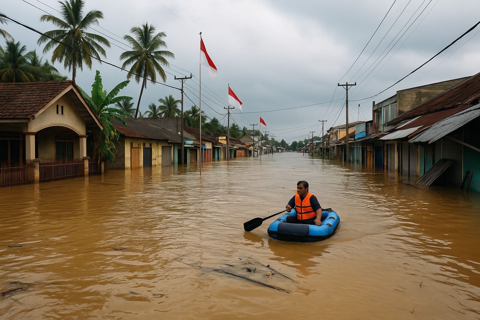 Число погибших в результате стихийных бедствий в Индонезии выросло до 604