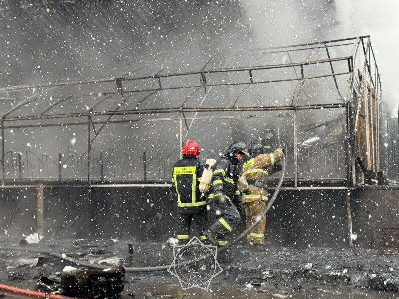 В Астане в здании Cinema City сгорело кафе «Мангал»